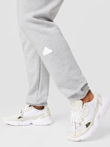 ADIDAS SPORTSWEAR Tapered Sporthose 'Sweat' in Grau