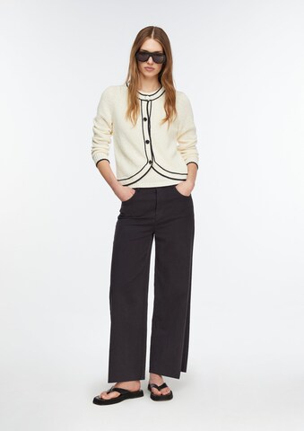 COMMA Gebreid vest in Beige