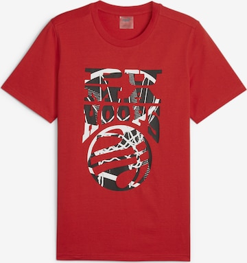 T-Shirt fonctionnel 'The Hooper Basketball' PUMA en rouge : devant