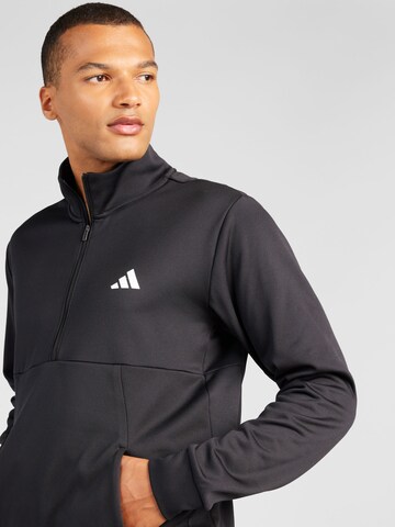 ADIDAS PERFORMANCE Athletic Sweatshirt in Black