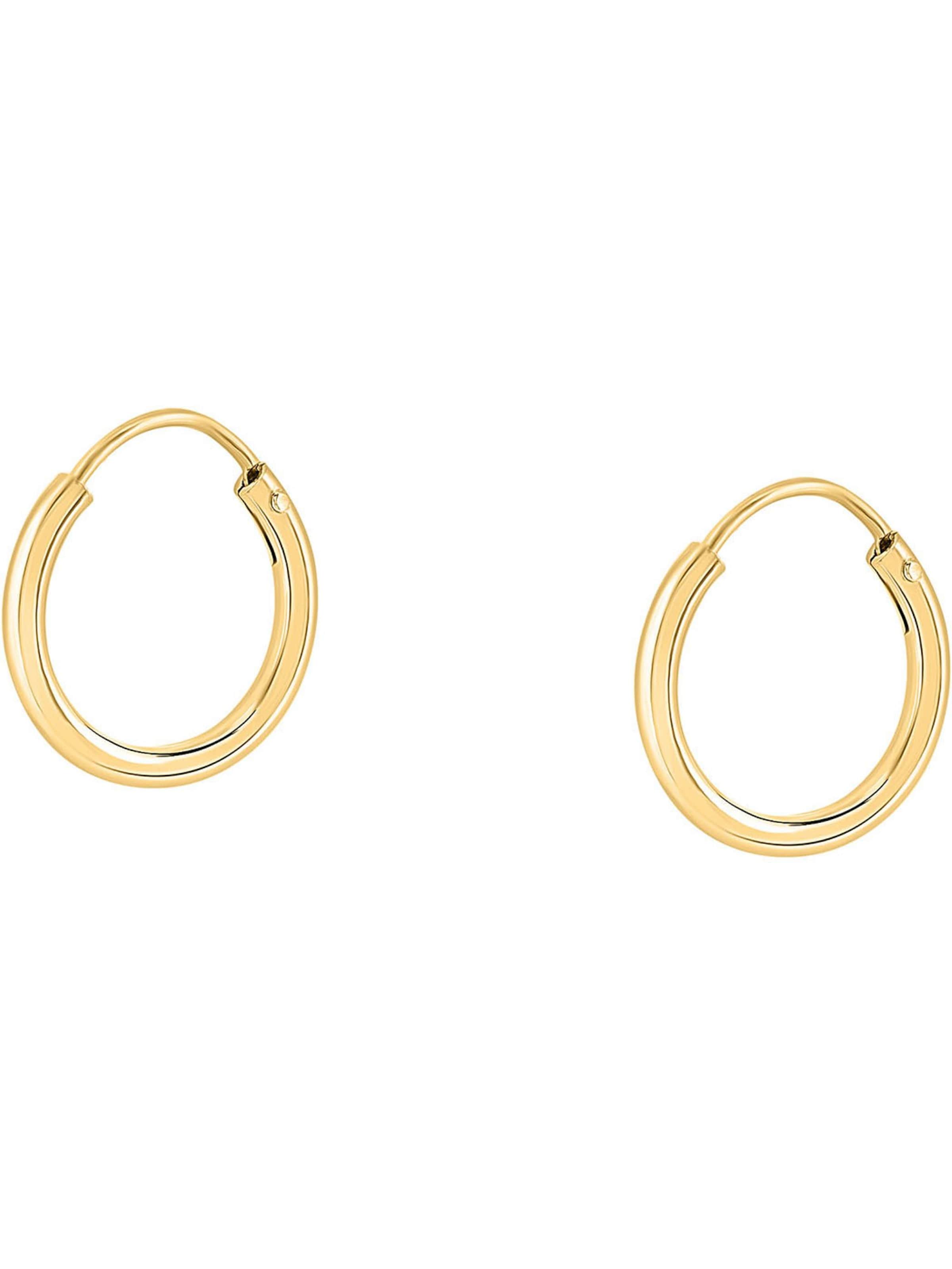 FAVS Earrings in Gold: front
