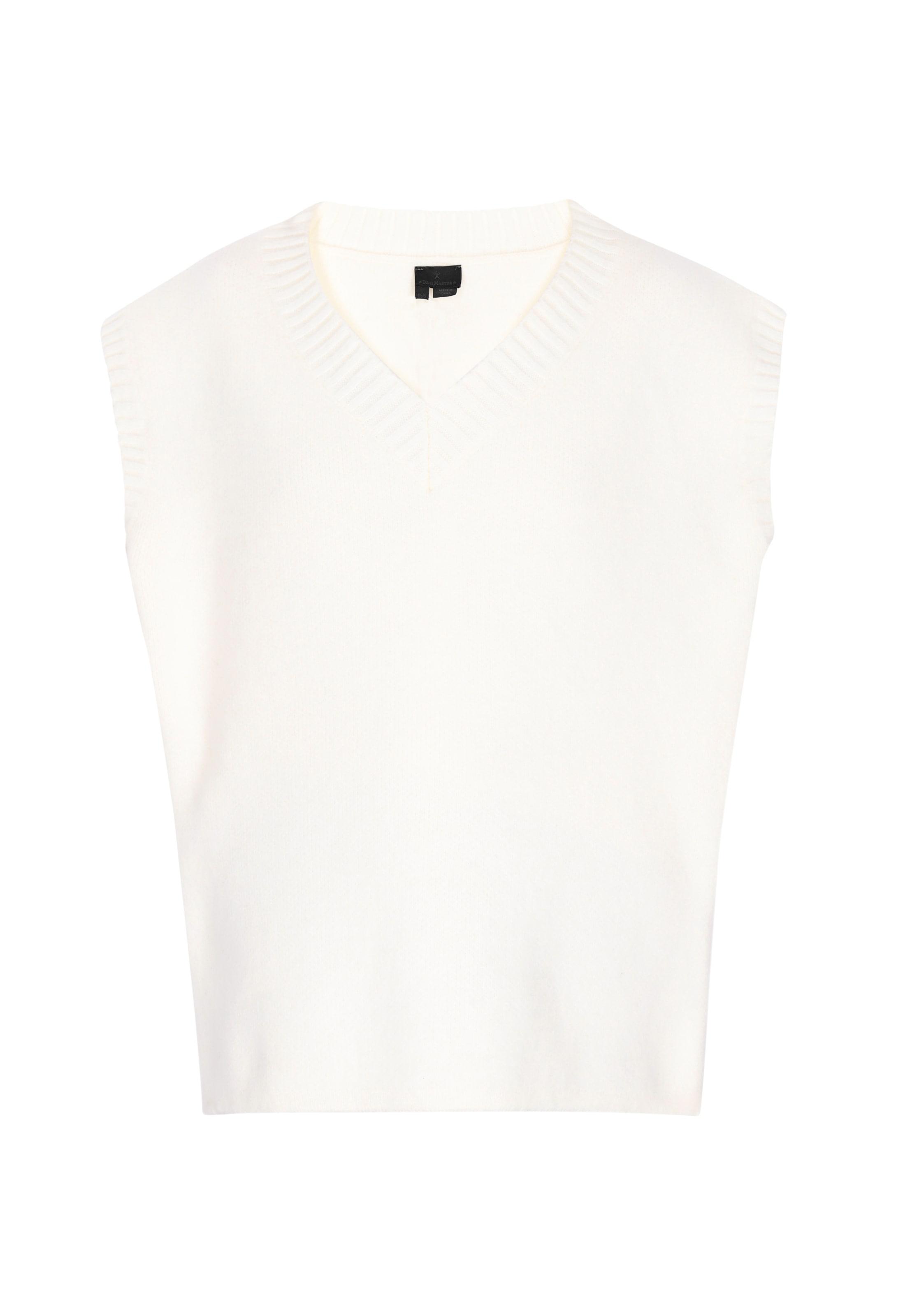 DreiMaster Klassik Sweater in White: front