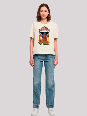 F4NT4STIC Shirt 'Arcade Game Atari Retro' in Beige