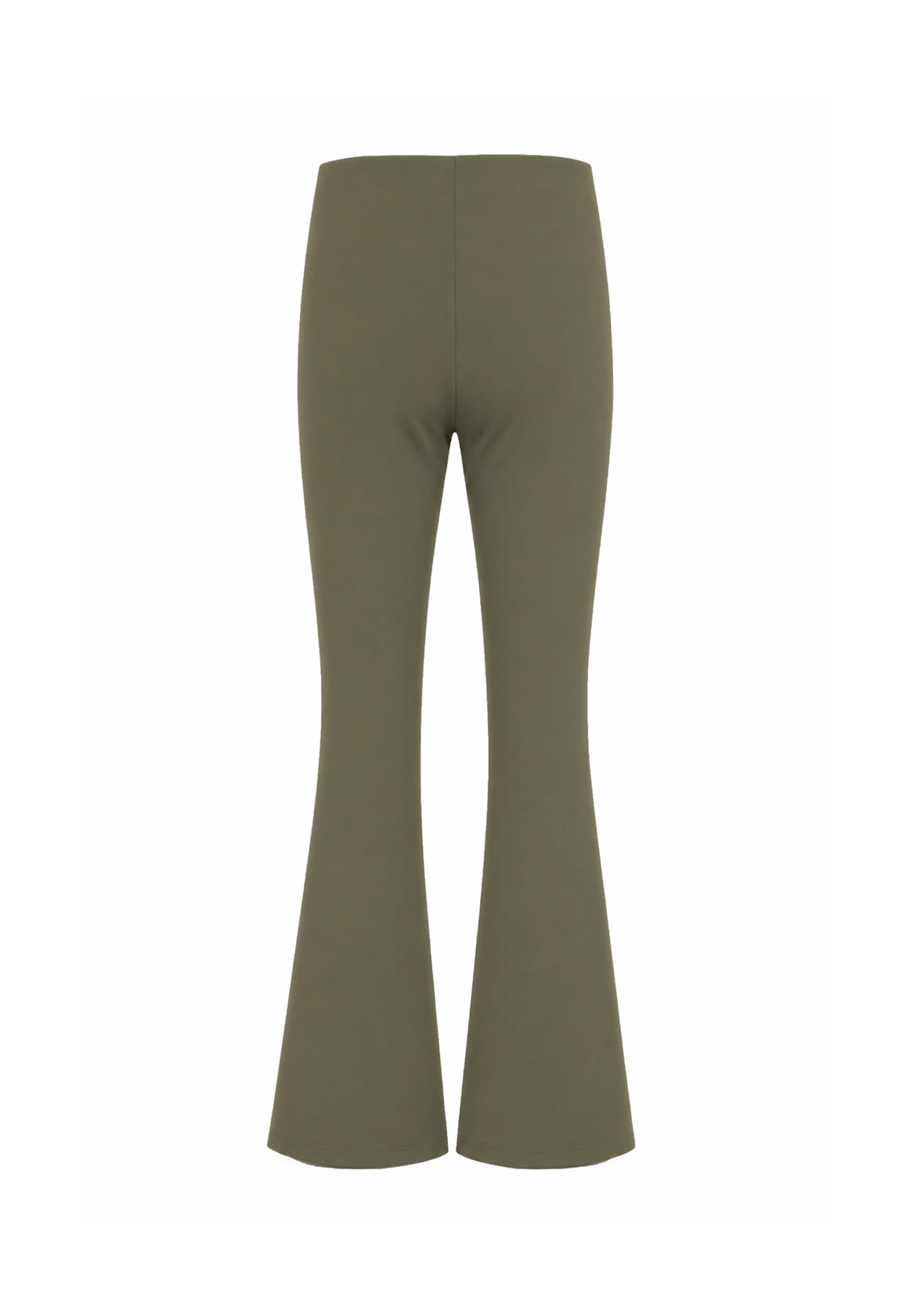 OH APRIL Bootcut Legginsy 'Tia' w kolorze zielony