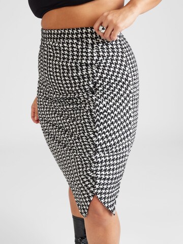 Vero Moda Curve Skirt 'BENA' in Black