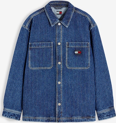 XS dydžio Demisezoninė striukė iš Tommy Jeans, spalva – tamsiai (džinso) mėlyna / šviesiai mėlyna, Prekių apžvalga