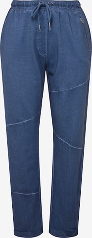 Angel of Style Regular Pants in Blue: front