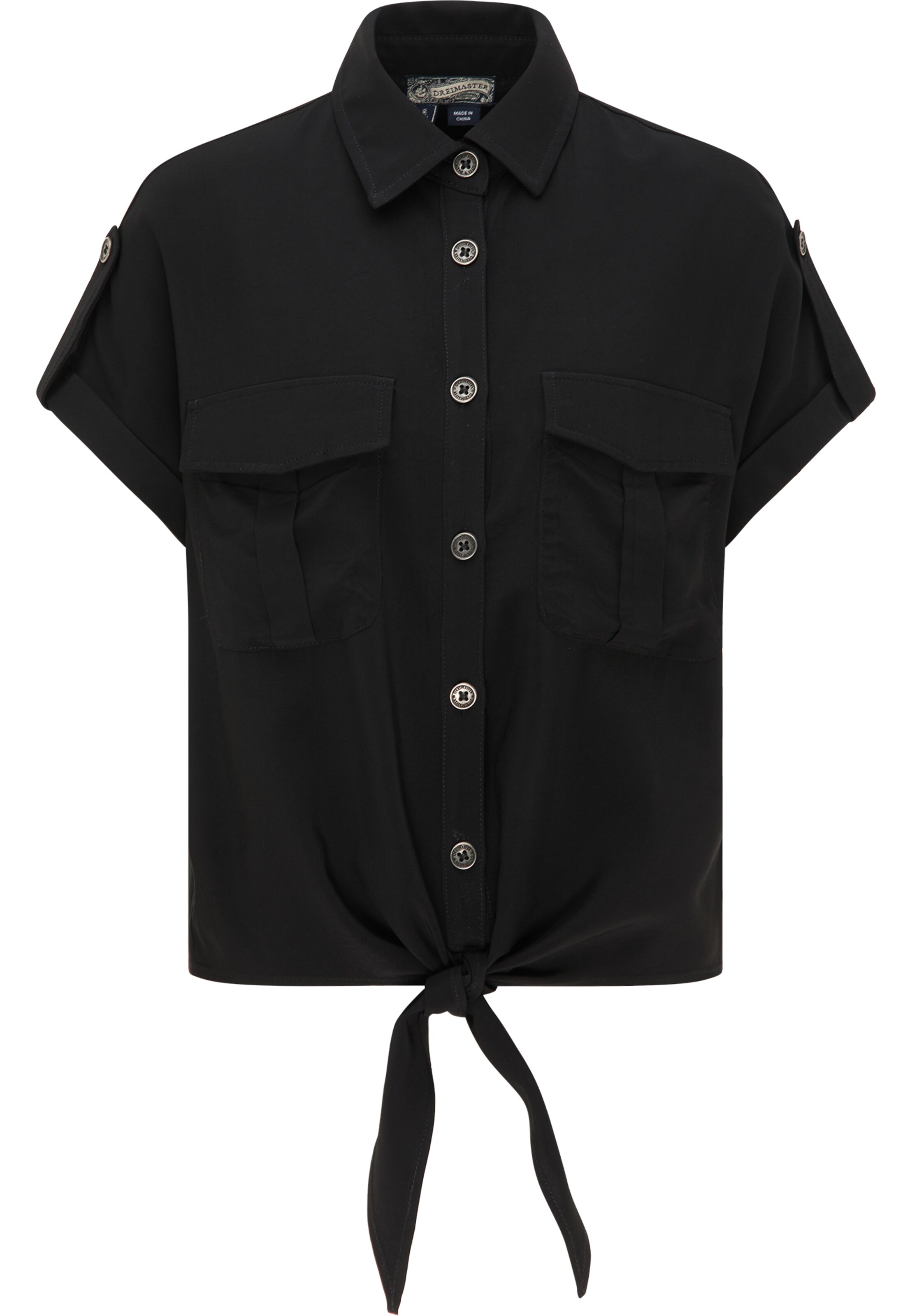 DreiMaster Vintage Блузка в Черный: спереди