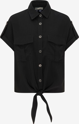 DreiMaster Vintage - Blusa en negro: frente