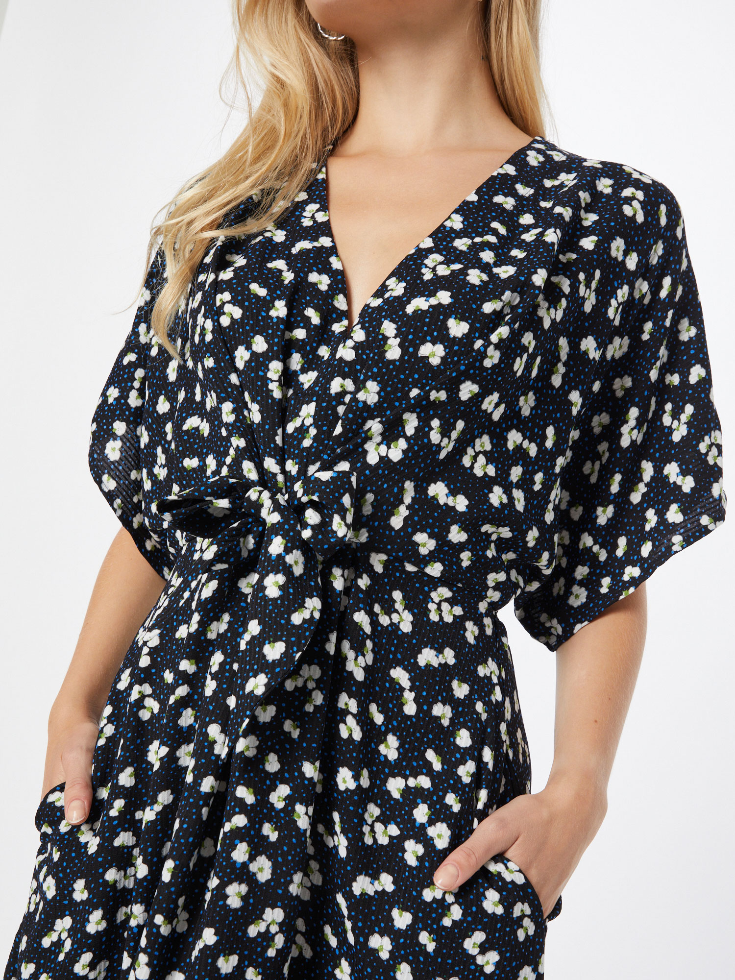 Louche Kleid in Navy, Blau Louche Kleid in Navy, Blau