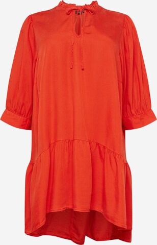 Zizzi Košilové šaty 'JPORSCHA' – červená: přední strana