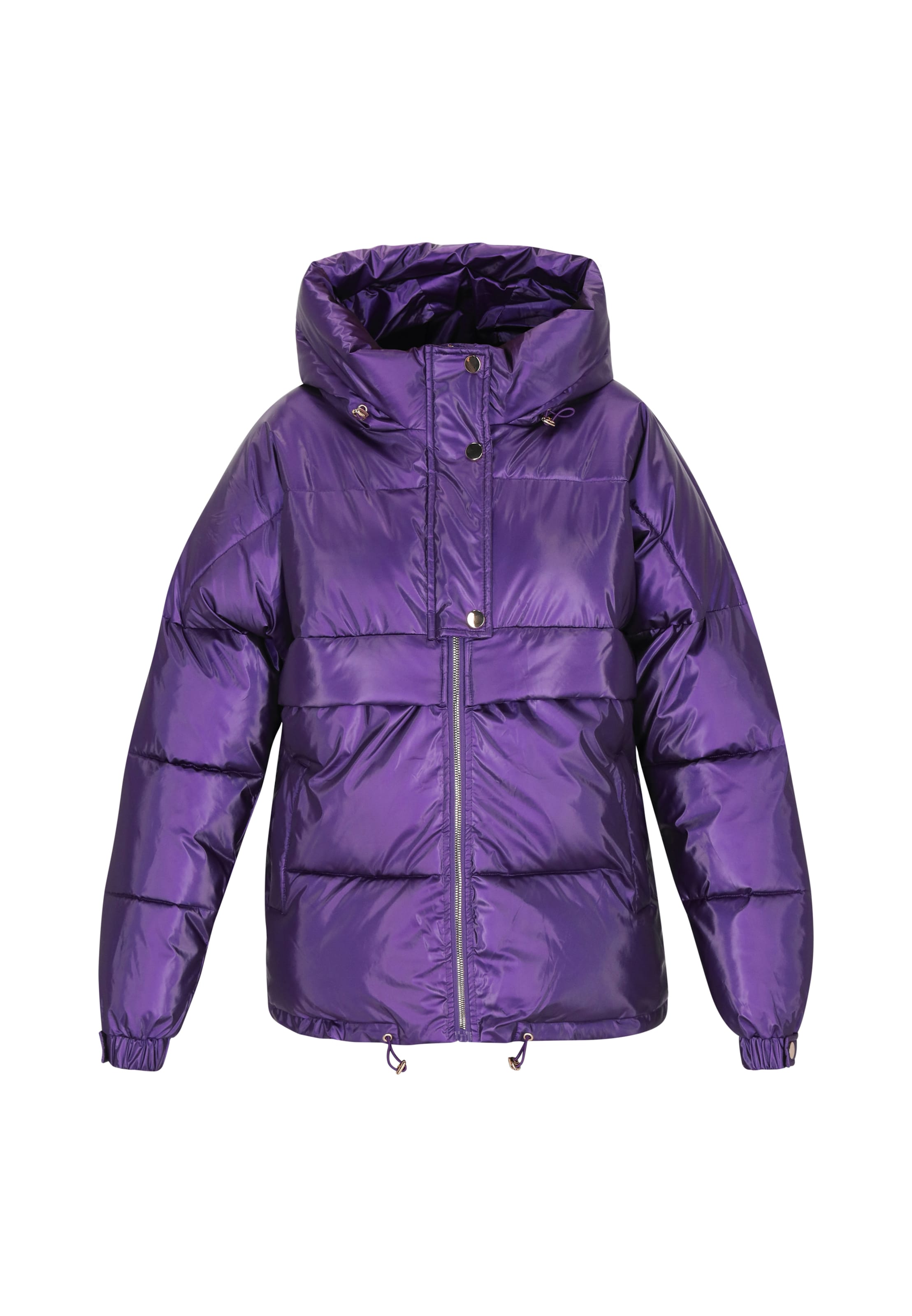 faina - Casaco de inverno em roxo: frente