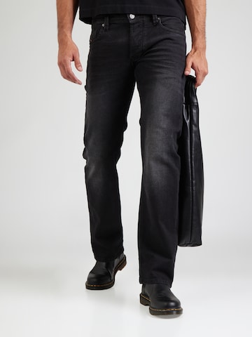 DIESEL - Regular Calças de ganga '1985 LARKEE' em preto: frente