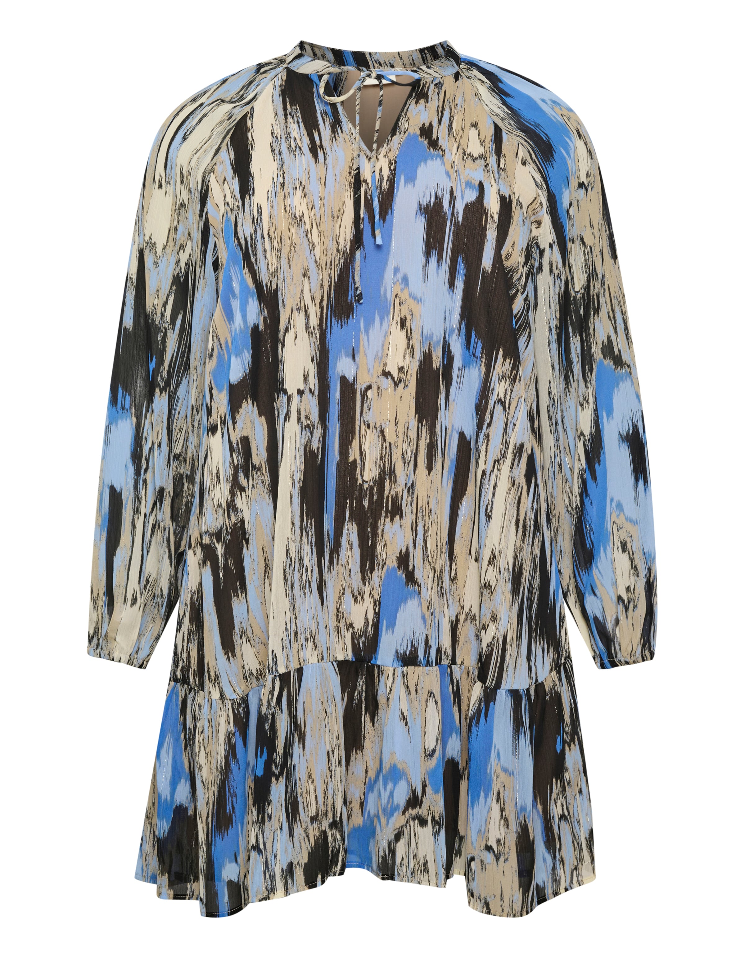 KAFFE CURVE Kjole 'Qio' i blandingsfarvet: forside