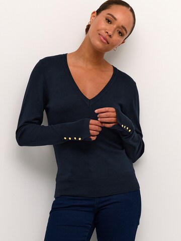 Pullover 'Lizza' di Kaffe in blu: frontale