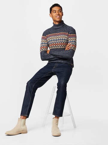 INDICODE JEANS Pullover 'Tarly' in Blau