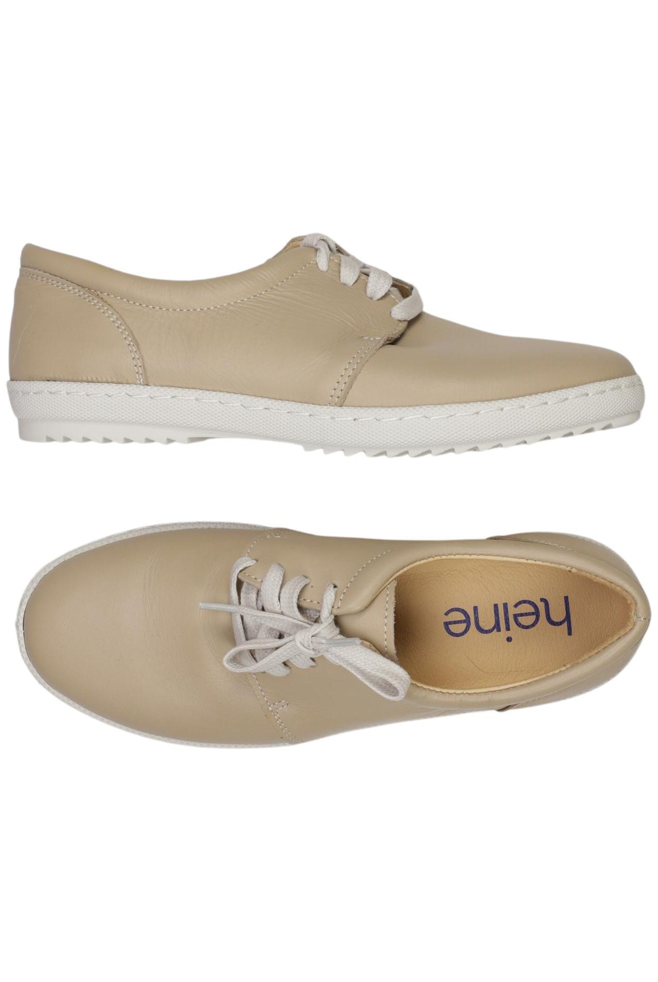 heine Flats & Loafers in 36 in Beige: front