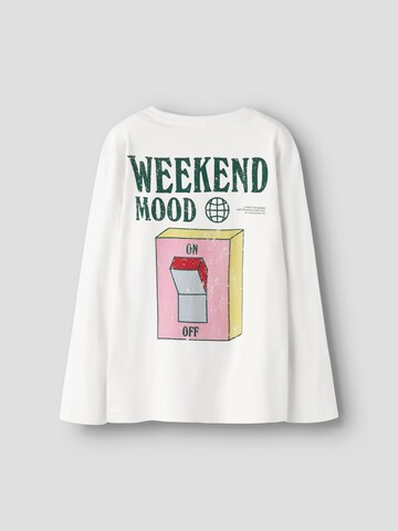 NAME IT - Camiseta 'NKMLOWEN' en blanco