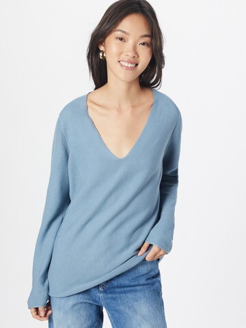 TOM TAILOR Sweater in Blue: front