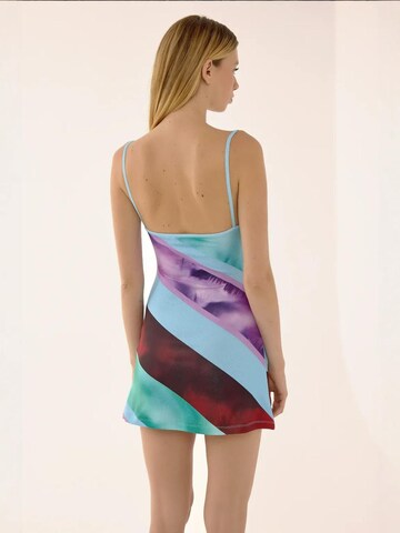 Hiccup - Vestido em mistura de cores