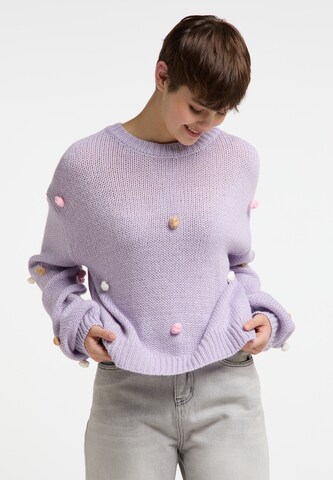 MYMO - Pullover 'Nolie' em roxo: frente