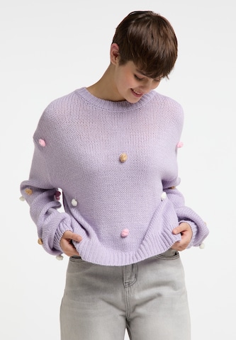 MYMO Sweater 'Nolie' in Purple: front