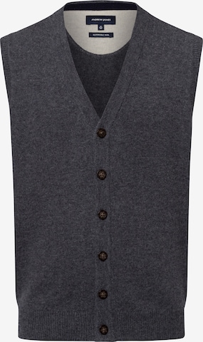 Andrew James Vest in Grey: front