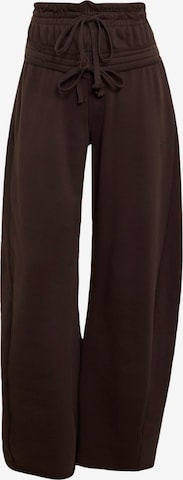 Largi Pantaloni 'Sst' de la ADIDAS ORIGINALS pe maro: față