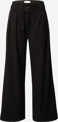 juoda LeGer by Lena Gercke Laisvas Klostuotos kelnės 'Viveka': priekis