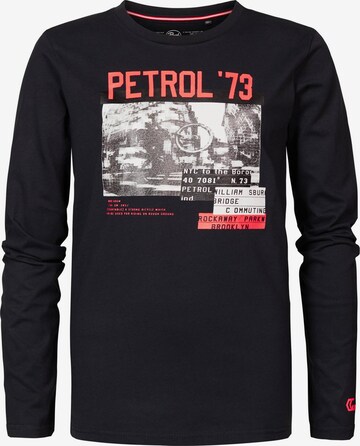 Petrol Industries - Camiseta en azul: frente