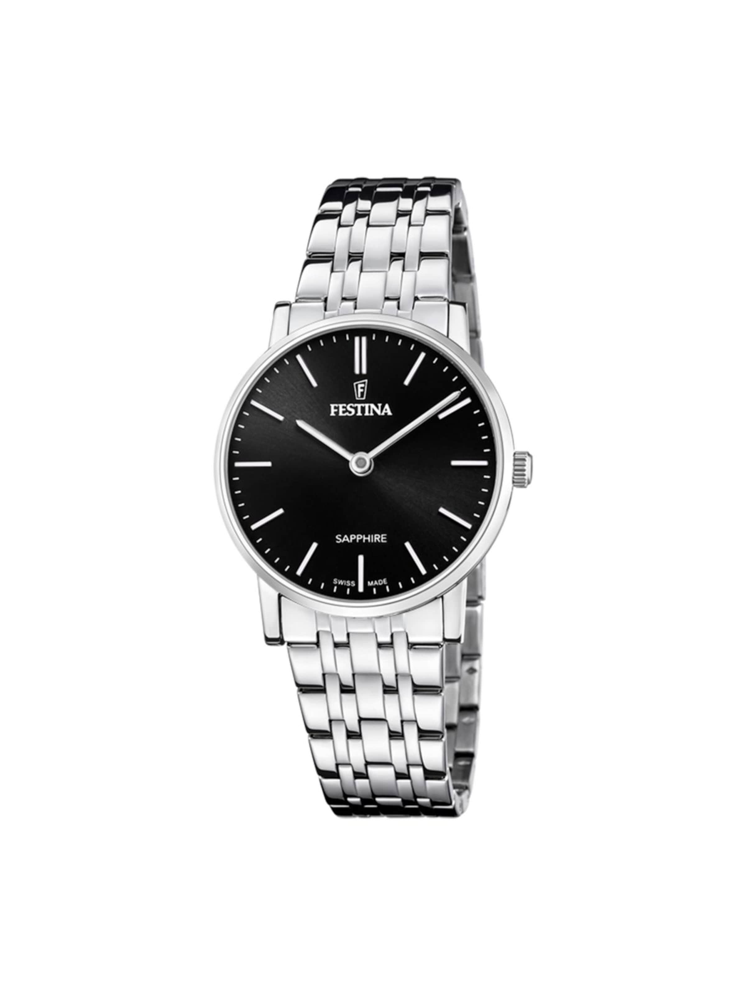 FESTINA Analoguhr‌‌ in Schwarz: Vorderseite