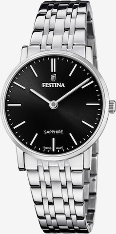 FESTINA Analoguhr in Schwarz: Vorderseite