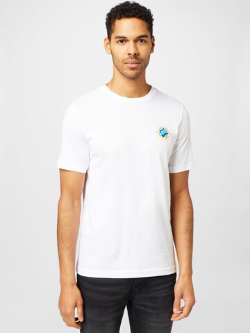 Tricou 'Wander Hour' de la ADIDAS ORIGINALS pe alb: față