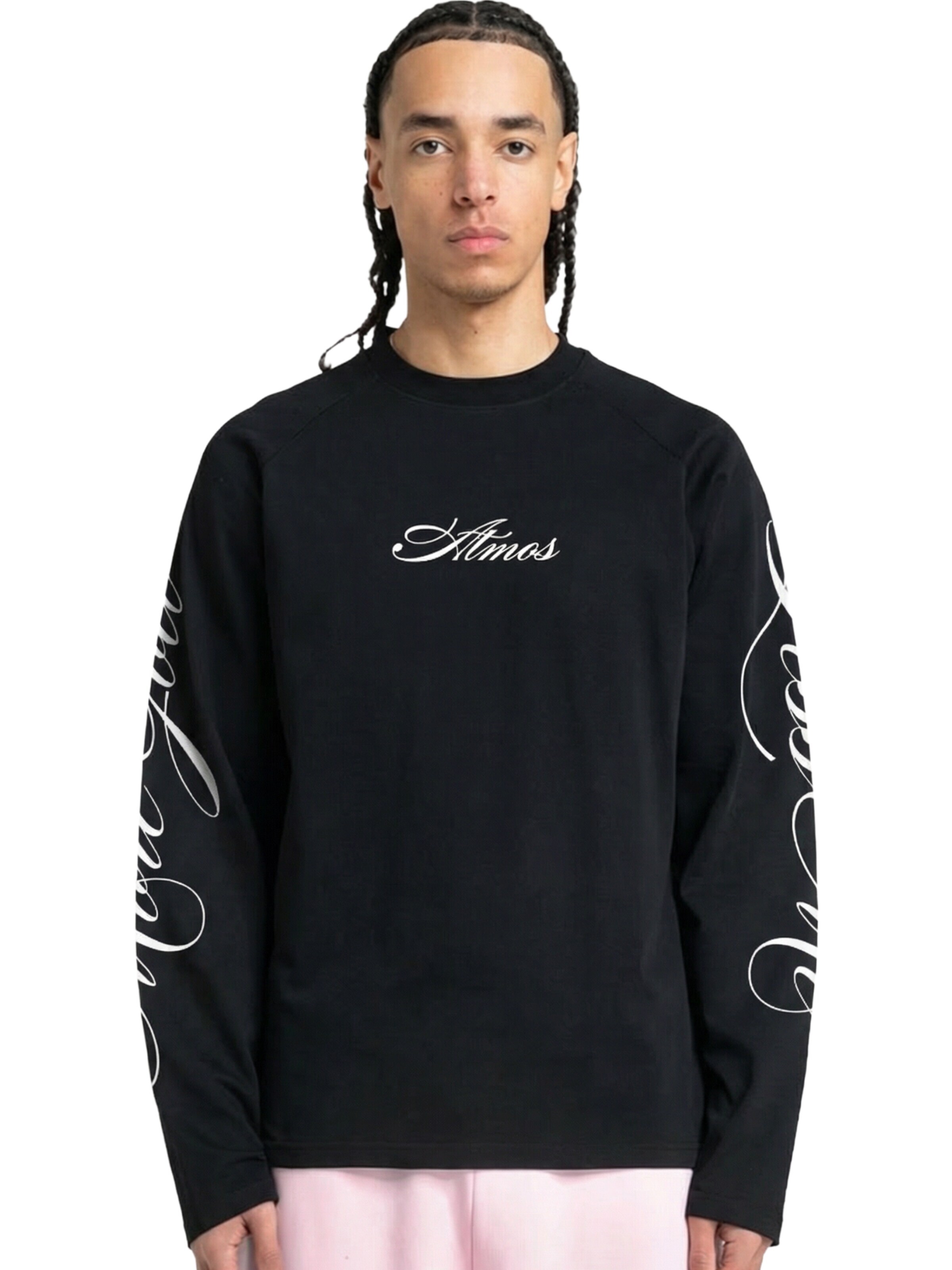 ATMOS Shirt 'Longsleeve 'More God Less Me''‌‌ in Schwarz: Vorderseite