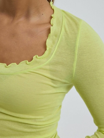 Seamless Basic Top ' Cotton ' in Gelb