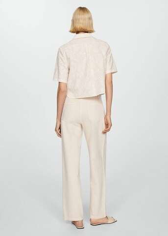 MANGO Blouse 'Peperoni' in Beige