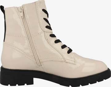 s.Oliver Lace-Up Ankle Boots in Beige