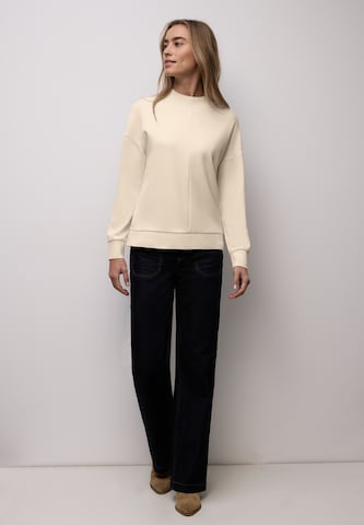 STREET ONE Sweatshirt in Beige