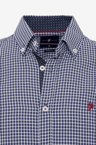 DENIM CULTURE - Ajuste regular Camisa 'LUIZ' en azul