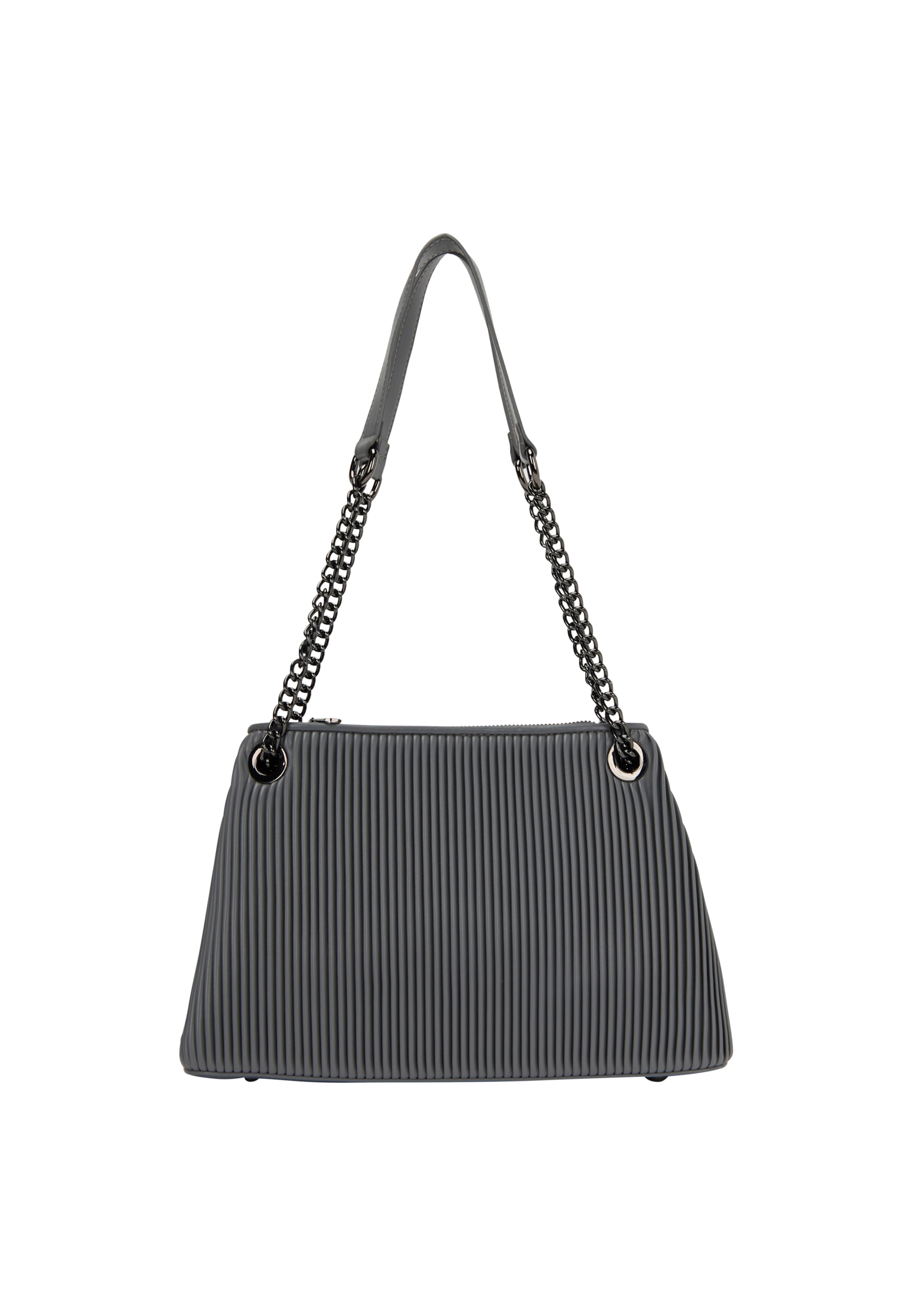 faina - Mala de ombro em cinzento: frente