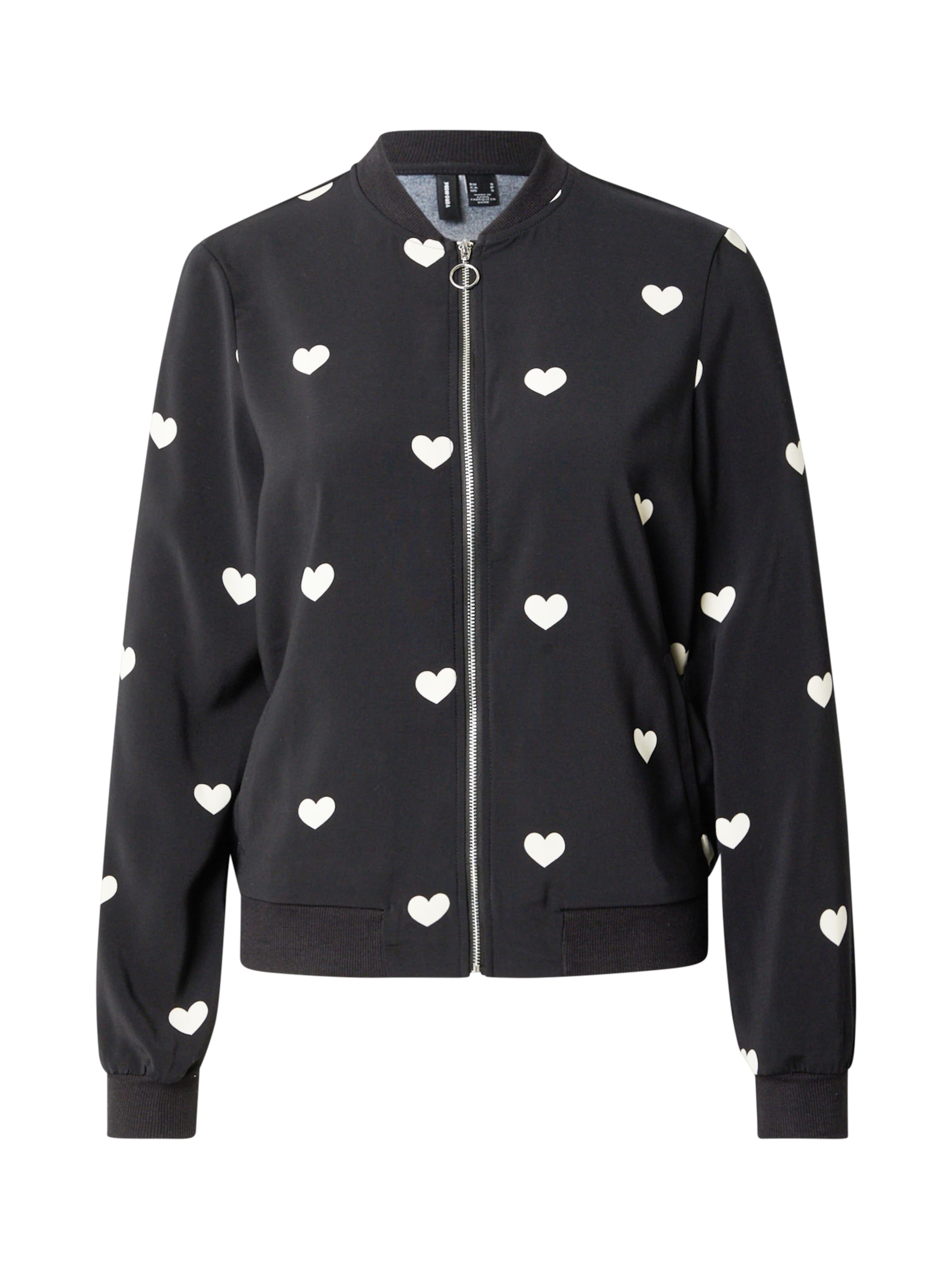 VERO MODA Välikausitakki 'VMCOCO' värissä musta: etupuoli