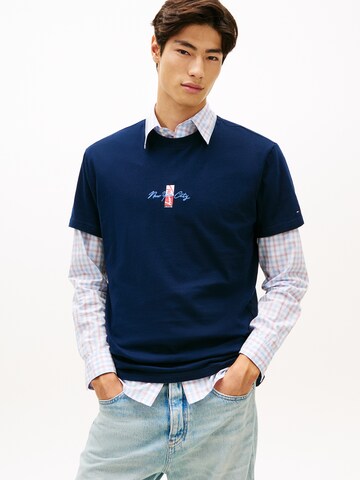 Tommy Jeans T-Shirt in Blau: Vorderseite