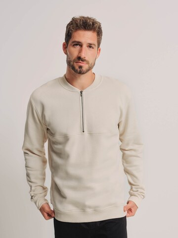 ABOUT YOU x Kevin Trapp Sweatshirt 'Enrico' i beige: framsida