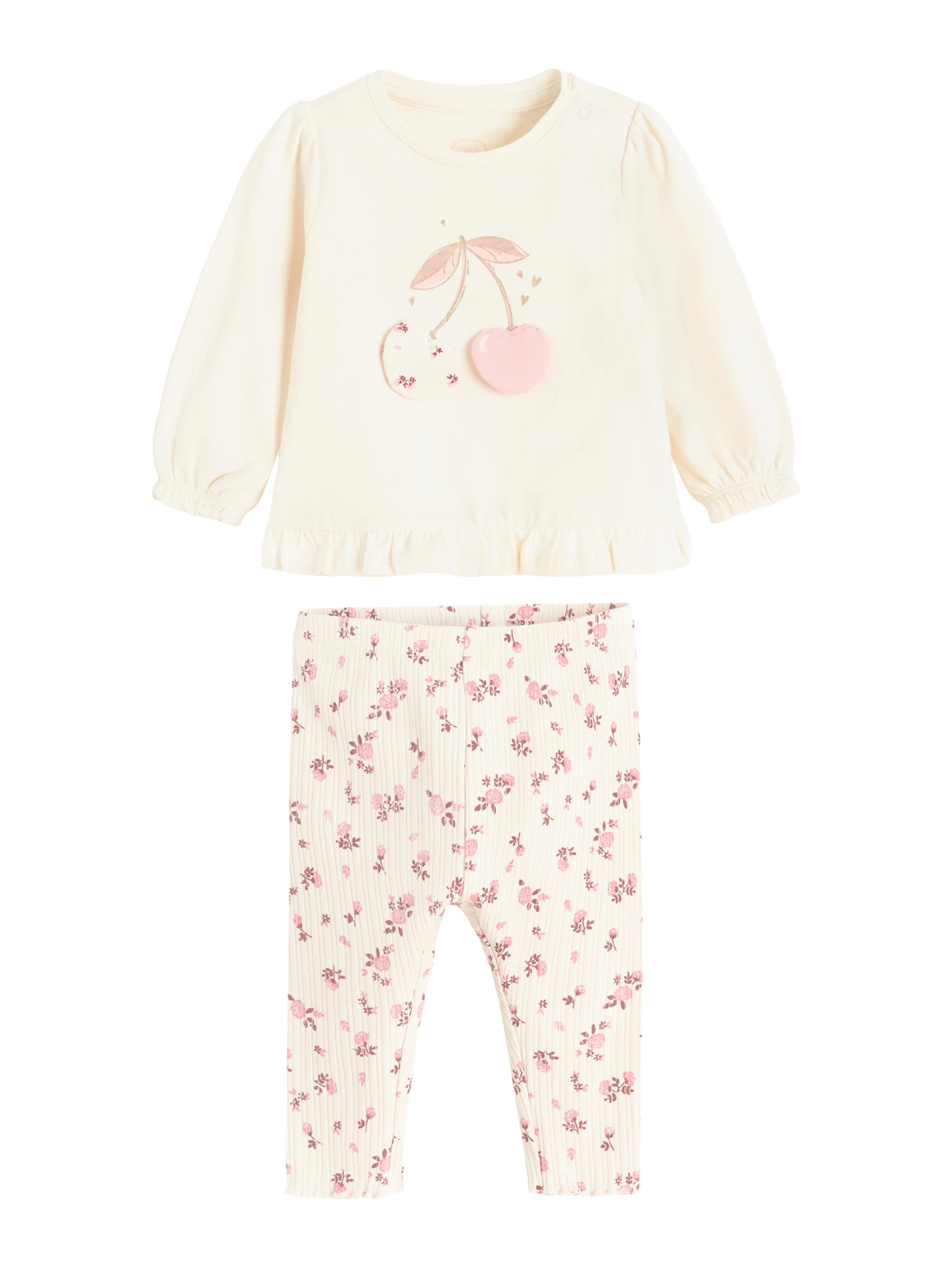 Cool Club - Conjunto en beige: frente