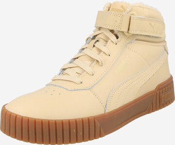 PUMA High-Top Sneakers 'Carina 2.0' in Beige: front