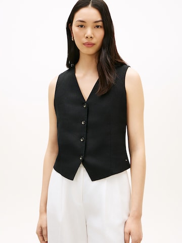 Gilet de costume 'ESS' TOMMY HILFIGER en noir : devant