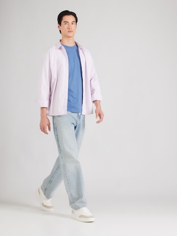 Tricou de la Abercrombie & Fitch pe albastru