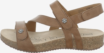 JOSEF SEIBEL Sandals 'TONGA 53' in Brown: front