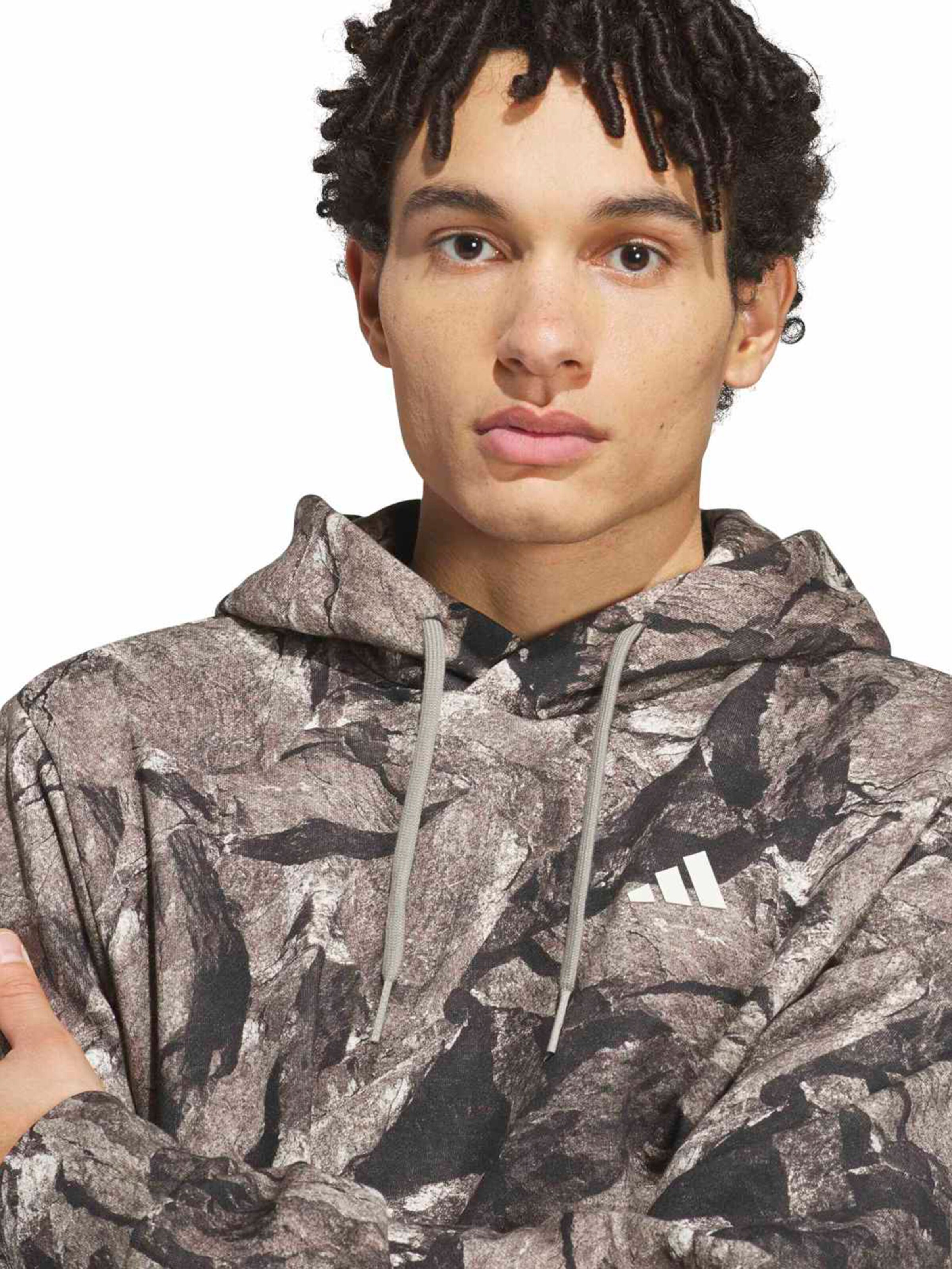 ADIDAS SPORTSWEAR Αθλητική μπλούζα φούτερ σε μπεζ
