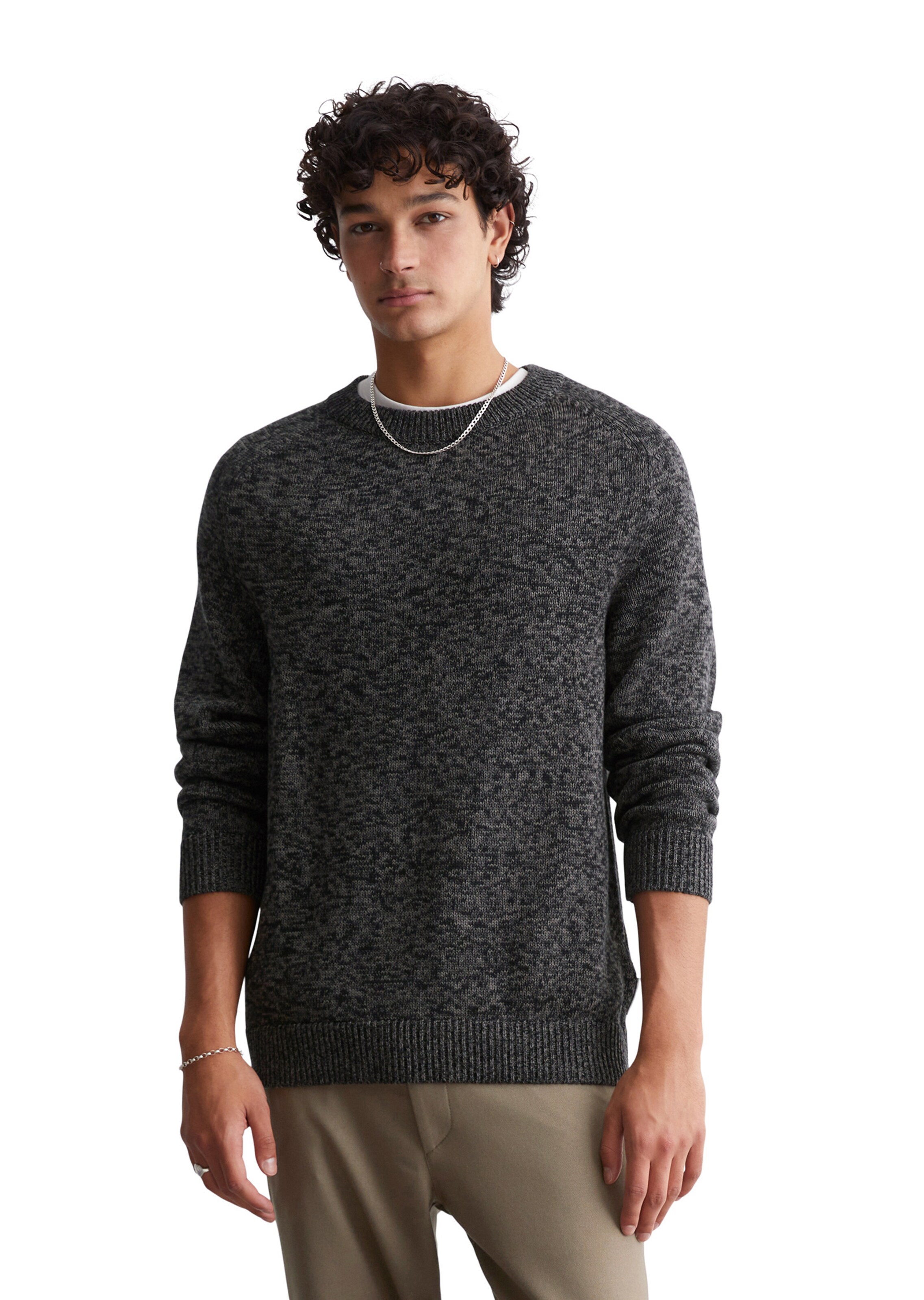 Marc O'Polo DENIM Pullover in Grau: Vorderseite